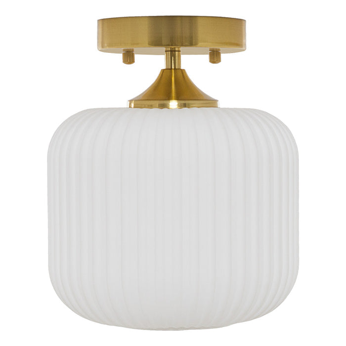 10.25"H Jeanine Globe Ceiling Light-Off