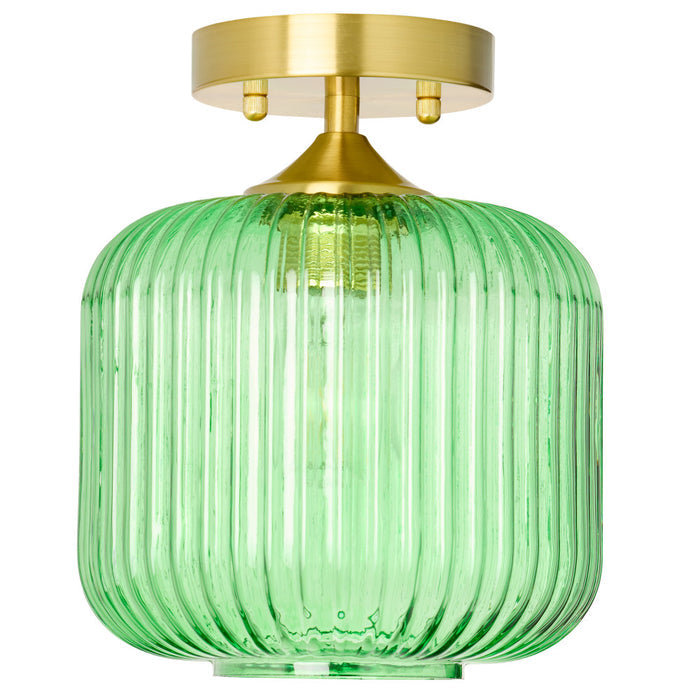 10.25"H Jeanine Globe Ceiling Light-Off