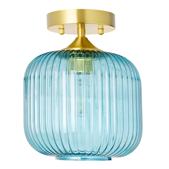 10.25"H Jeanine Globe Ceiling Light-Off
