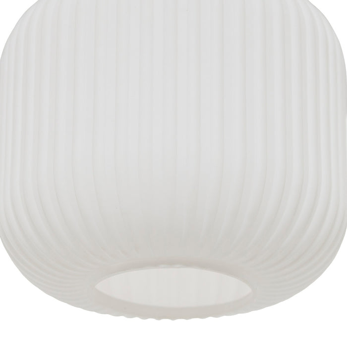 10.25"H Jeanine Globe Ceiling Light. Shade closeup-Off