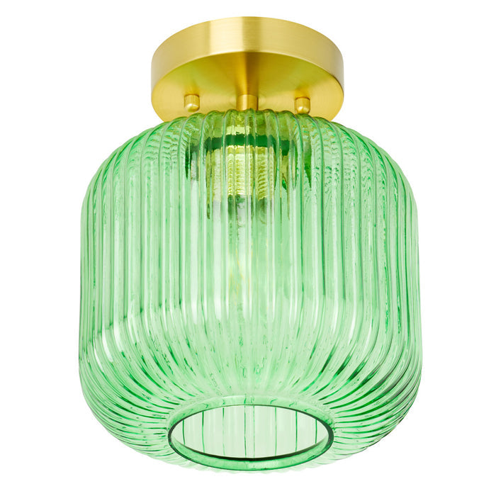 10.25"H Jeanine Globe Ceiling Light. Shade closeup-Off