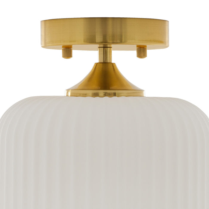 10.25"H Jeanine Globe Ceiling Light