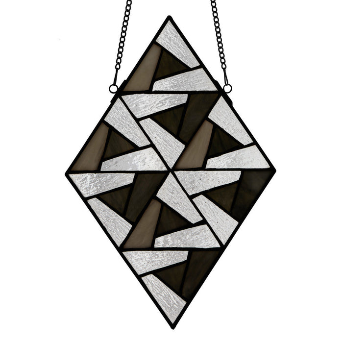 14" H Bette Stained Glass Window Panel-Backlit