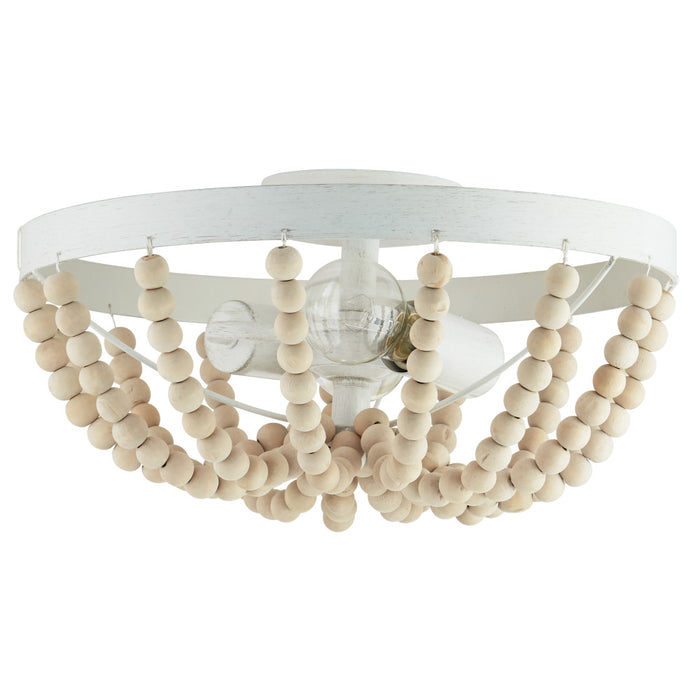 15" Delilah Boho Semi-Flush Mount Ceiling Fixture-Off