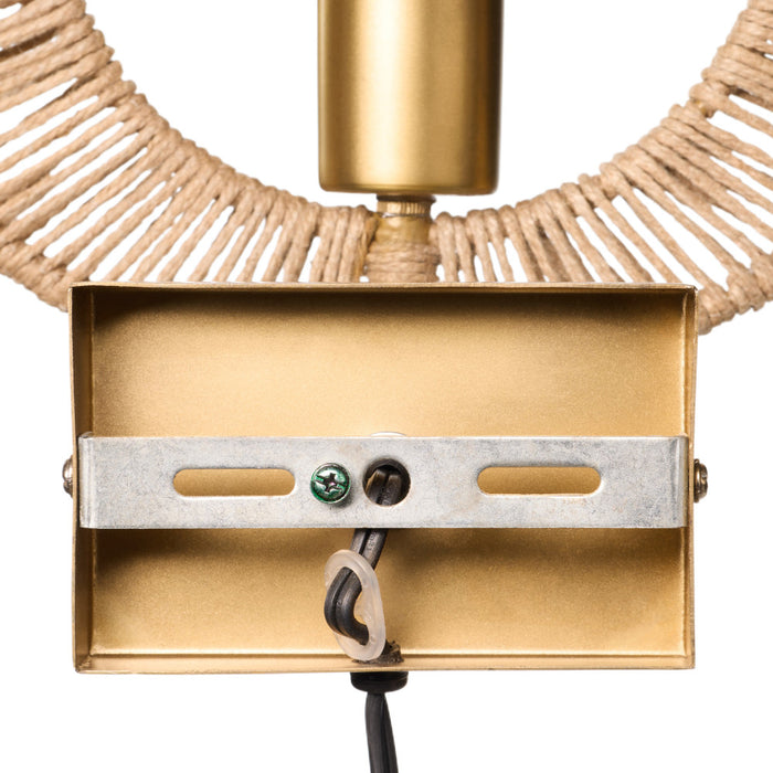 15" H Cass Modern Indoor Plug In Wall Sconce