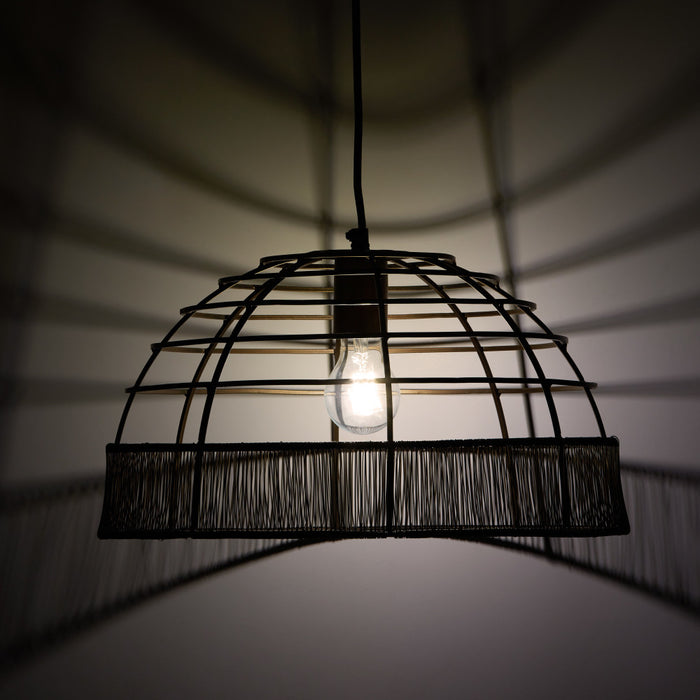 16" W Clara Industrial Gold Dome Shade Pendant