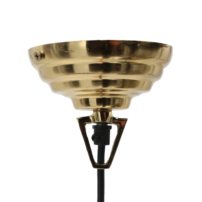 16"H Ford Lantern 1-Light Metal Pendant