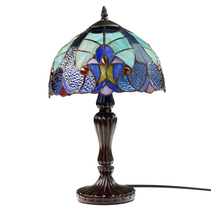 17" H Halston Candlestick Base Dome Shade Table Lamp-Off