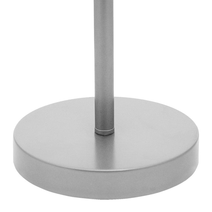 19.75"H Lucai Silver Caged Globe Shade Table Lamp