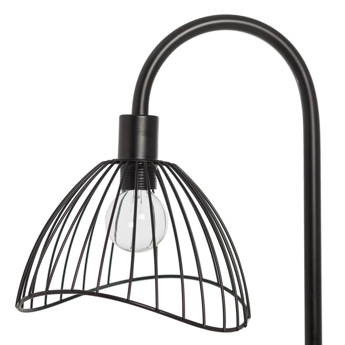20.5"H Candlestick Base Dome Shade Table Lamp-Shade Closeup Off