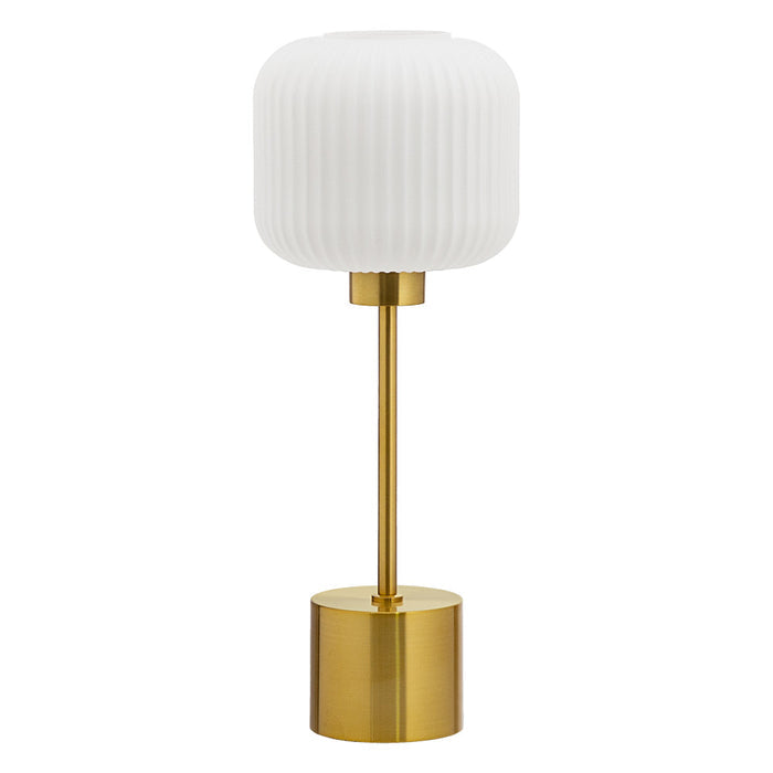 21"H Eagan Globe Shade Table Lamp-Off