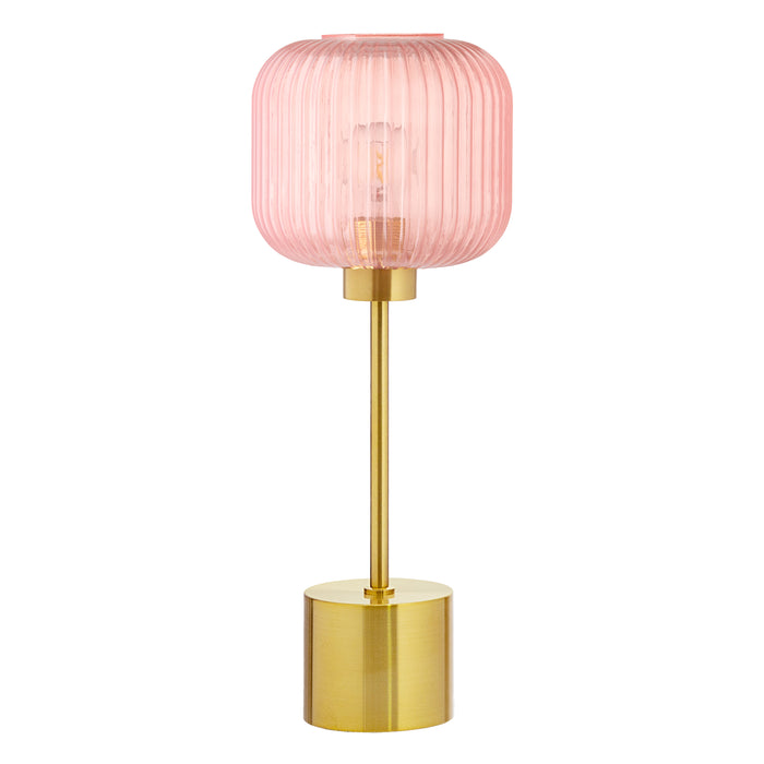 21"H Eagan Globe Shade Table Lamp. Unlit