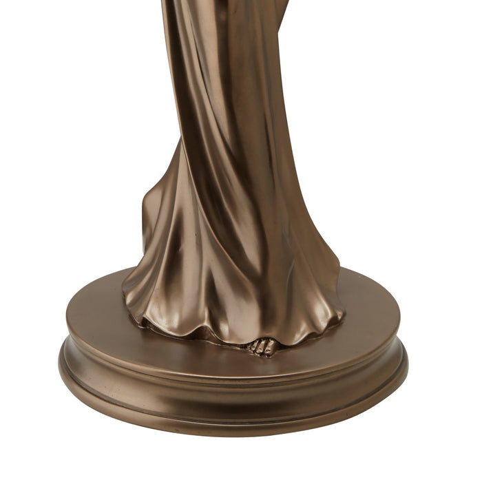 23.75"H Grecian Goddess Beaded Table Lamp