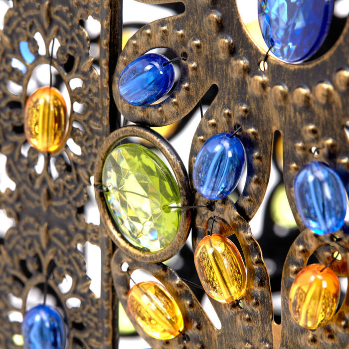24"H Jeweled Turkish Table Lamp