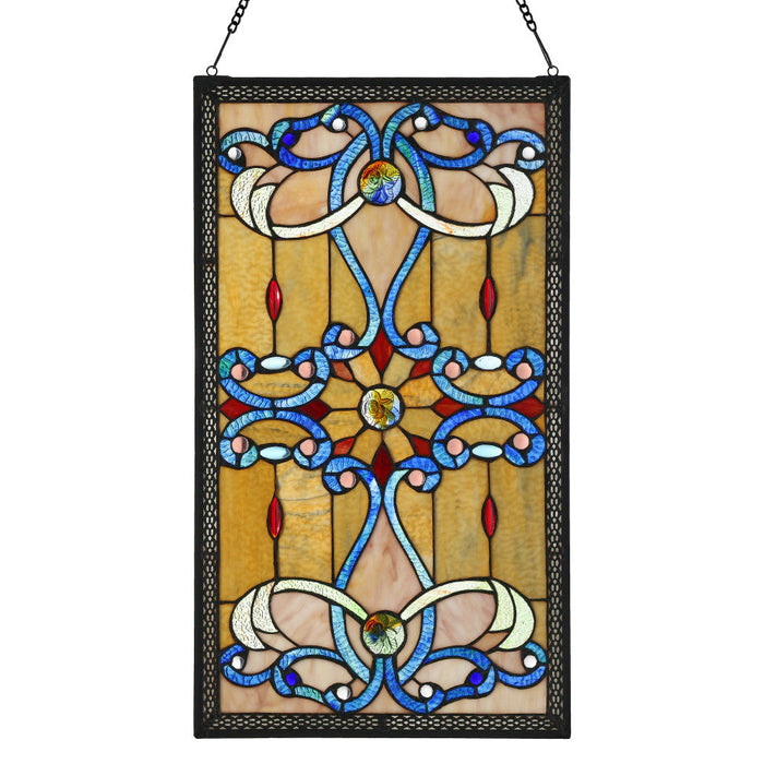 26"H Stained Glass Brandi's Window Panel-Backlit