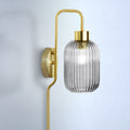 32"H Davia Retro Wall Sconce on a light gray background