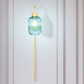 32"H Davia Retro Wall Sconce on a neutral background
