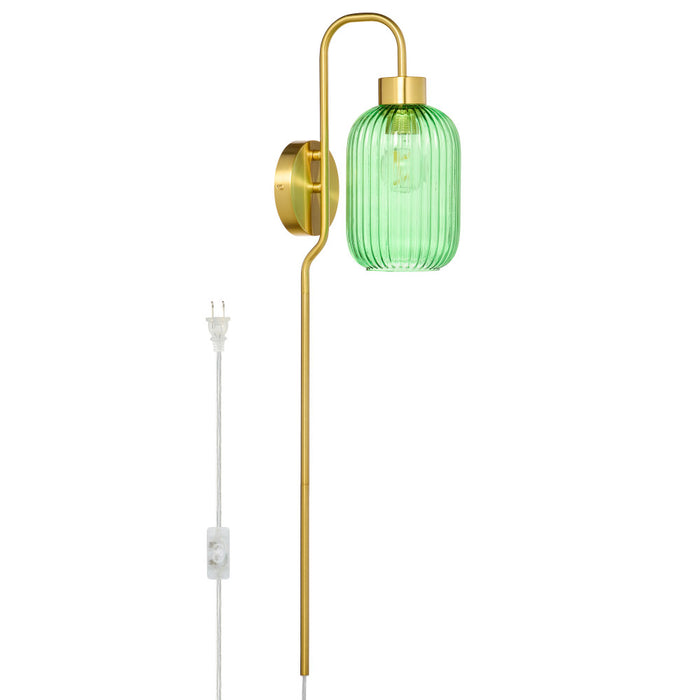32"H Davia Retro Wall Sconce-Off