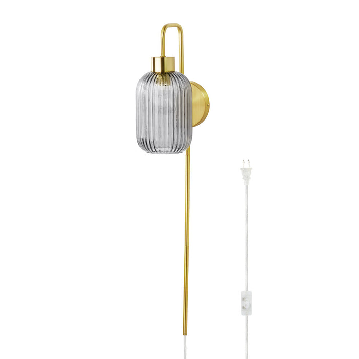 32"H Davia Retro Wall Sconce-Off