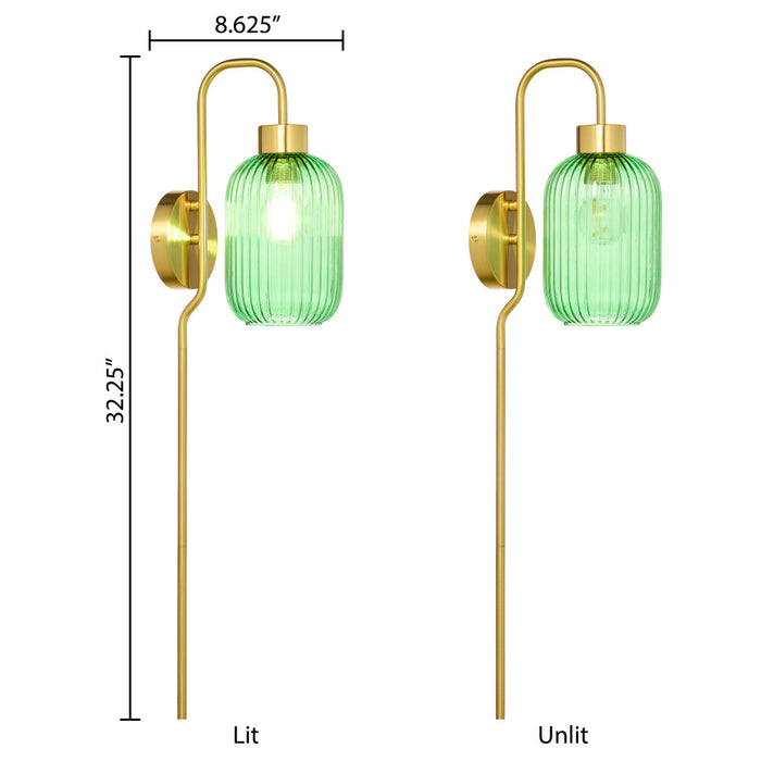 32"H Davia Retro Wall Sconce