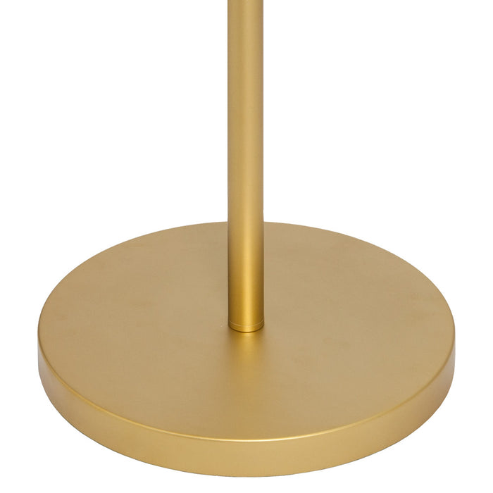 59.25"H Noelle Gold Leaf Shade Floor Lamp