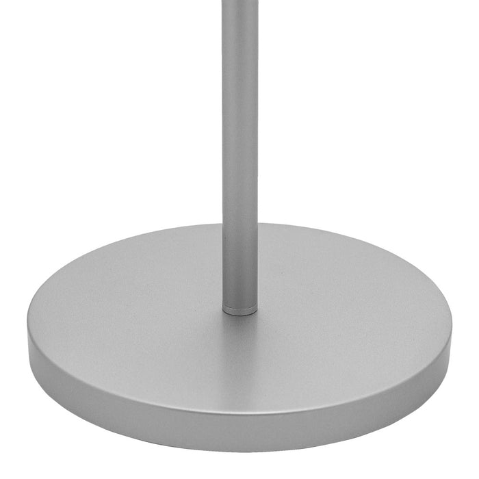 62.75"H Lucai Silver Caged Globe Shade Floor Lamp