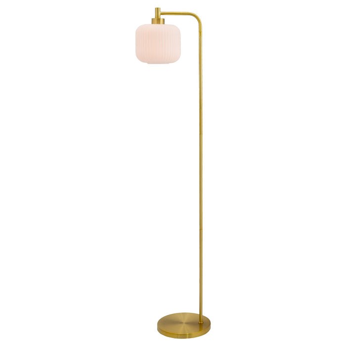 63"H Rowan Globe Shade Floor Lamp-On