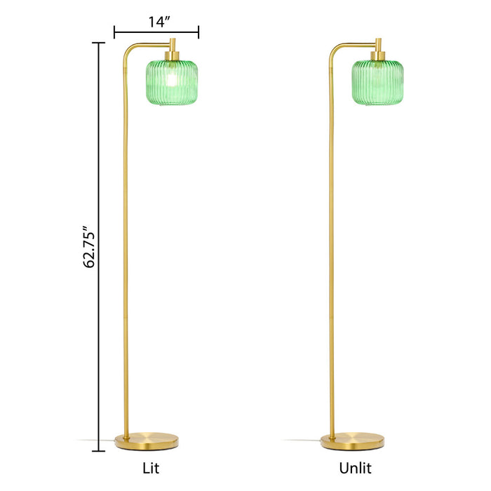 63"H Rowan Globe Shade Floor Lamp