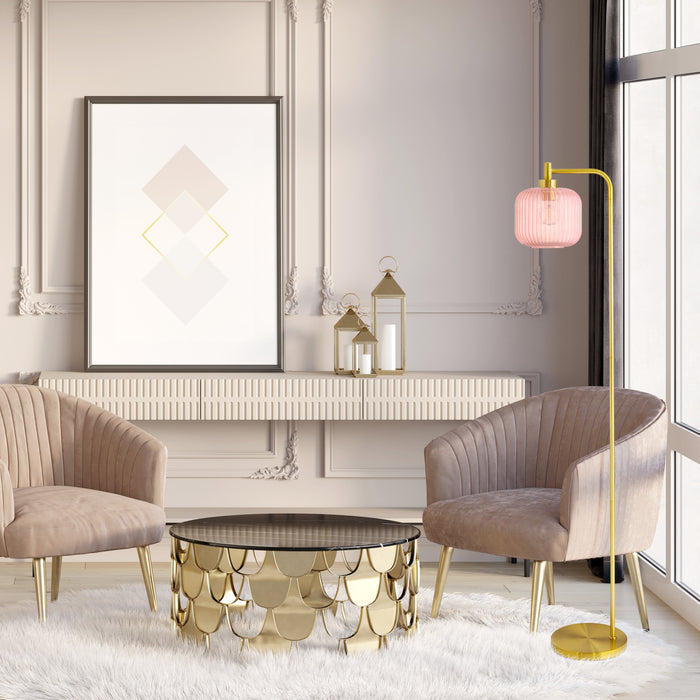 63"H Rowan Globe Shade Floor Lamp