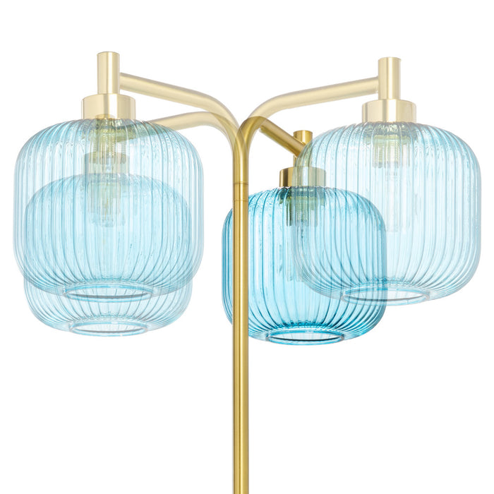 63"H Rowan Globe Shade Floor Lamp