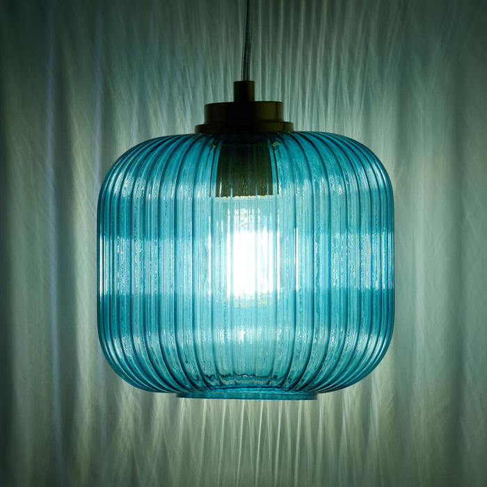 7.25"H Gael Retro Globe Shade Pendant Light