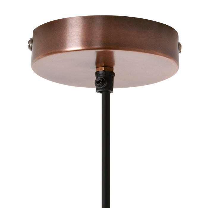 9" W Bettany Bohemian Clear Globe Shade Pendant Light