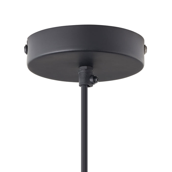 9.5" W Scarlett Modern Blue Blown Glass Globe Shade Pendant Light