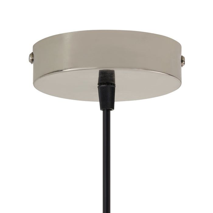 9.8" W Danielle Glam Blue/White Ombre Glass Globe Shade Pendant Light