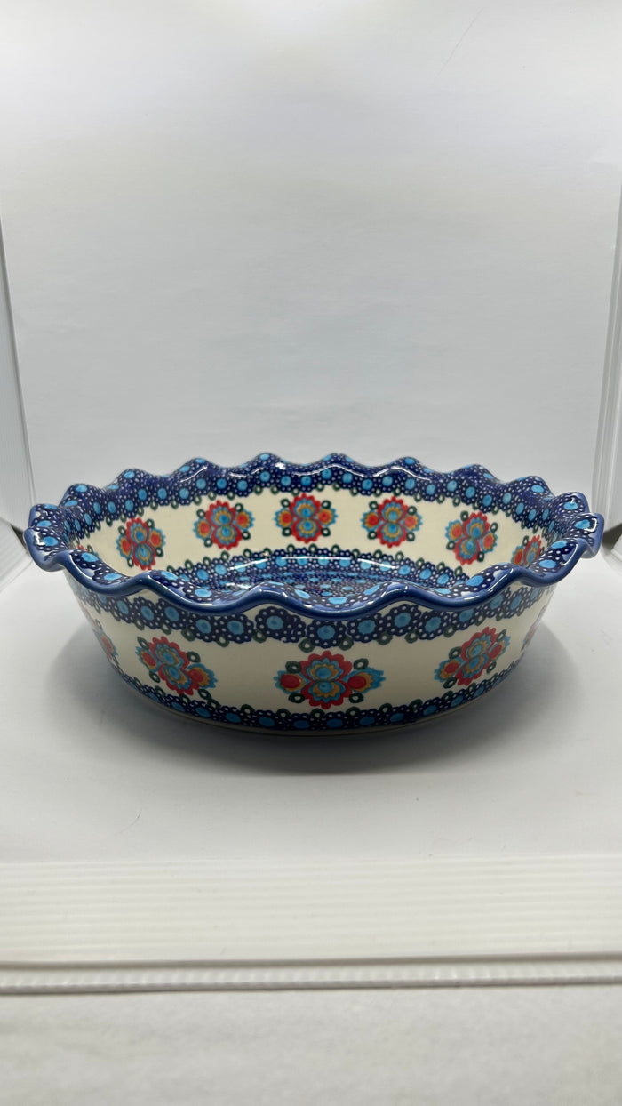 A185 Wavy Pie Plate  - D82