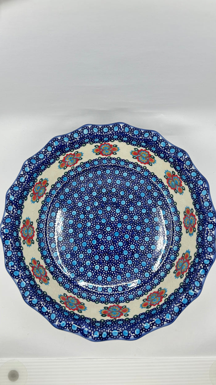 A185 Wavy Pie Plate  - D82