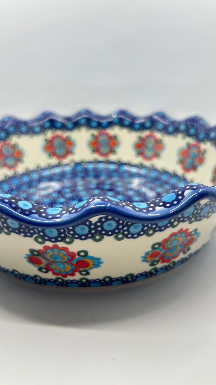 A185 Wavy Pie Plate  - D82