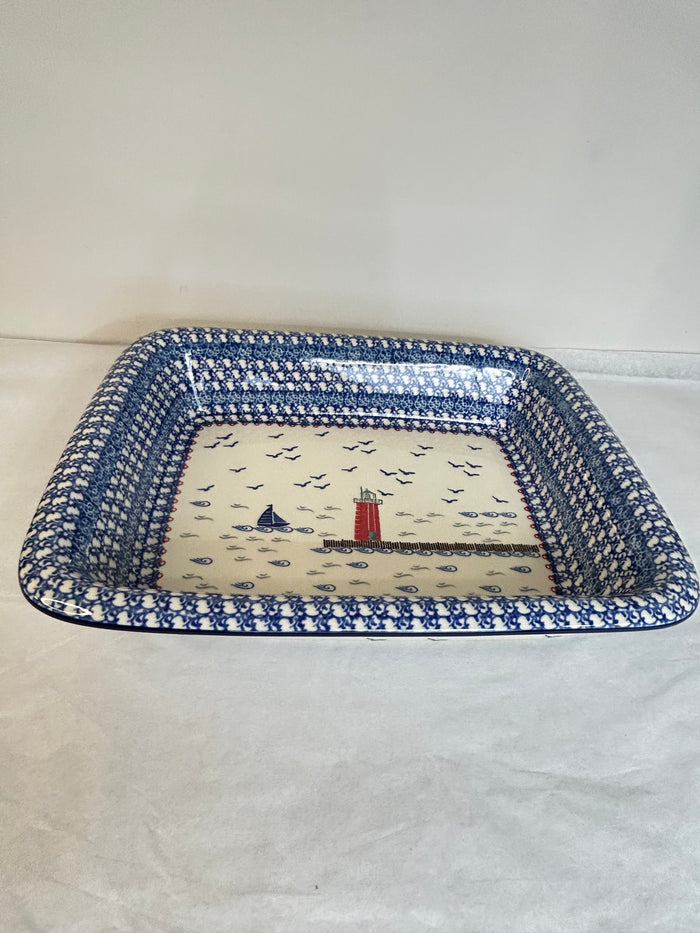 Baker ~ Rectangular w/Rim ~ Lasagna ~ 11.25 x 13.75 inch ~ U5164 ~ U3*