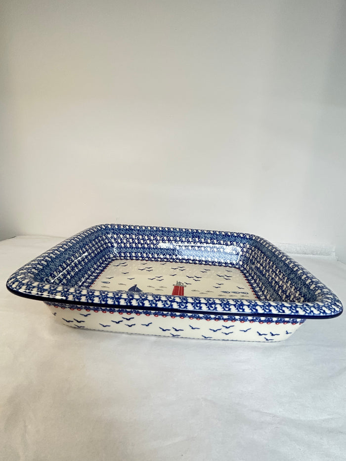 Baker ~ Rectangular w/Rim ~ Lasagna ~ 11.25 x 13.75 inch ~ U5164 ~ U3*