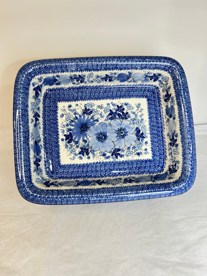 854 ~ Baker ~ Rectangular w/Rim ~ Lasagna ~ 11.25" x 13.75" U5177 ~ U4*