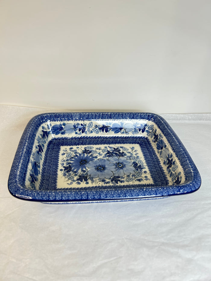 854 ~ Baker ~ Rectangular w/Rim ~ Lasagna ~ 11.25" x 13.75" U5177 ~ U4*