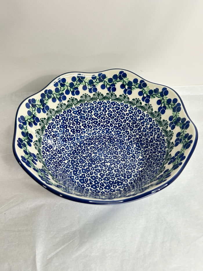 Bowl ~ Wavy Edge ~ Medium ~ 10 inch - 1413X - T3*