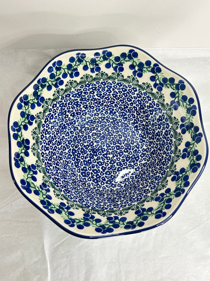Bowl ~ Wavy Edge ~ Medium ~ 10 inch - 1413X - T3*