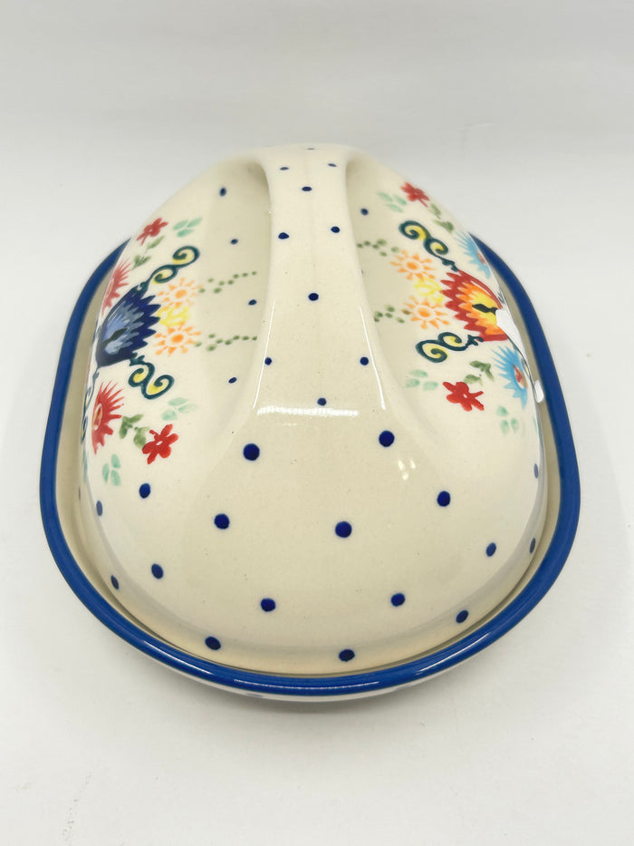 Second Quality Butter Dish with Handle  - GP24