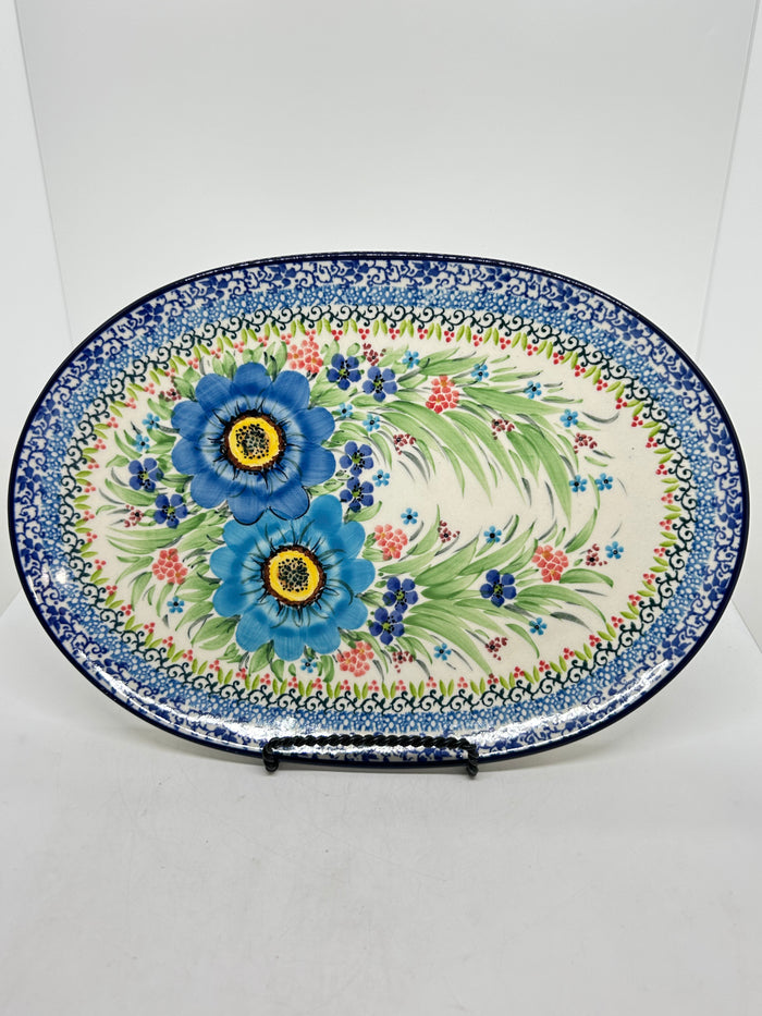Wider 12" Oval Platter - U5157 - U4!