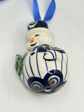 Ornament Snowman with Tree - 054A