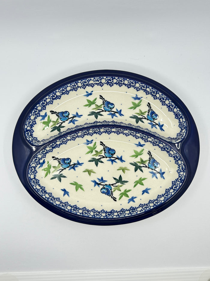 Dish ~ Divided ~ 8 x 9.75 inch ~ 3235X ~ T4!