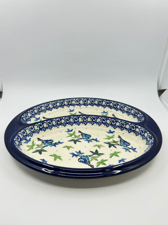 Dish ~ Divided ~ 8 x 9.75 inch ~ 3235X ~ T4!