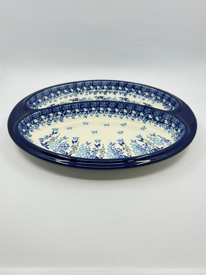 Dish ~ Divided ~ 8 x 9.75 inch ~ 3278X ~ T3!