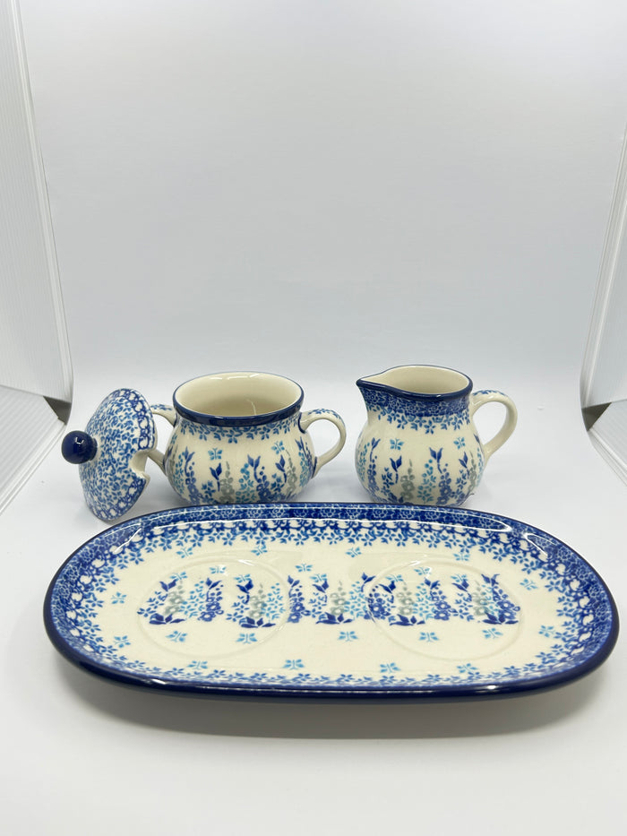 Cream (6 oz) & Sugar (7oz) w/Plate ~ 3278X - T3!